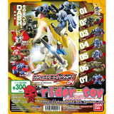 【Rider Toy】万代BANDAI机动战士高达DASH 04 铁血 Q版扭蛋全7款