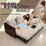 沙发床多功能折叠大小户型现代简约欧式皮布1.5/1.8/2米单双人床