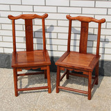 鸡翅木世家 花梨木小椅子实木凳子原木餐椅儿童椅子休闲椅茶几凳