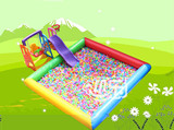 大型游乐充气球池滑梯组合 广场儿童游乐设备沙池沙滩玩具包邮
