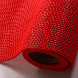 防滑垫 S型镂空防滑地垫 浴室网格地垫 塑料PVC耐磨红地毯 厕所