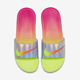 Nike Benassi Solarsoft彩虹镜面男子运动拖鞋835553-371-761