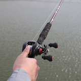 碳素路亚钓鱼竿 2.1米超硬调雷强竿 打黑竿 枪柄水滴轮路亚竿套装