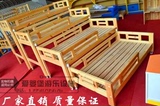 幼儿园专用床批发儿童床樟子松实木床单双层床四层推拉床宝宝床