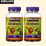 美国进口Kirkland柯克兰复合维生素 儿童维生素软糖水果味160粒