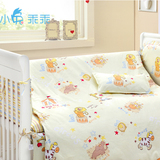 宝宝精梳棉床上用品 定做婴儿床围四件套 可拆洗多花色