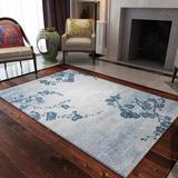 多瑙河爱琴海系列植物花卉几何渐变家用地毯 时尚客厅卧室地毯 9