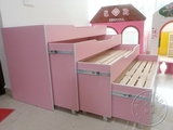 幼儿园专用床儿童实木床小学生床铺四层推拉床抽屉床折叠床可订做