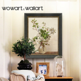 WOWART 美式装饰画花卉油画客厅挂画世界名画亨利方丹拉图尔梨花