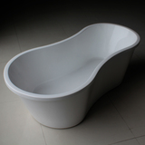 现代亚克力浴缸休闲时尚高档大容量前卫花生造型独立式艺术好浴缸
