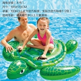 游泳充气床 儿童加厚充气浮排浮板海龟坐骑躺椅水上玩具浮床泳圈