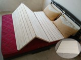 折叠厚松木实木排骨架单人1.5双人1.8米加宽硬榻榻米儿童婴儿床板