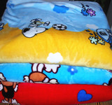 水貂绒毯法兰绒卡通儿童毯儿童床单法兰绒床单（可定做四件套）
