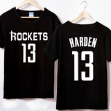 2015新款 篮球 霍华德 哈登t恤 短袖 男 13号 12号 纯棉半袖 包邮