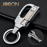 jobon中邦多功能钥匙扣男士腰挂创意汽车钥匙挂件金属钥匙圈包邮