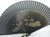 批发新珍藏日式女式折扇子和风扇子 扇骨手工雕刻扇子 送扇套