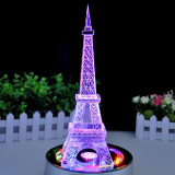 闪光水晶埃菲尔铁塔模型创意欧式摆件浪漫巴黎婚庆生日礼物送女友
