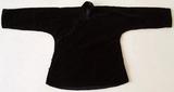 五六十年代黑色大襟平绒夹袄单衣老衣服收藏道具服装