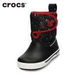 2016Crocs冬季雪地靴童鞋低筒短靴儿童圆头平跟保暖靴子专柜正品