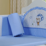 ae婴儿床上用品七套件全棉婴儿床七件套冬季宝宝被子婴儿床围