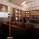 米洛咖啡金时尚落地灯LED节能灯现代简约客厅落地灯创意大气灯具