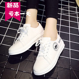 帆布鞋女学生韩版休闲鞋女款夏平底气垫透气运动跑步鞋小白鞋板鞋