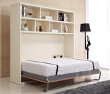 创意壁床隐形床墙壁床书柜折叠床翻转床隐藏床午休床折叠床
