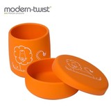 美国Modern+Twist医用硅胶儿童餐具组合宝宝餐盘辅食碗零食盒
