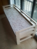 实木床拼接床加宽床拼床松木儿童床带护栏单人床沙发床榻榻米定制