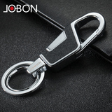 JOBON中邦汽车钥匙扣 男士创意可爱小环金属腰挂钥匙圈挂件女礼物