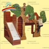 七彩精灵家具实木制定树屋床城堡床高低上下床创意儿童床子母床