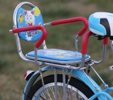 电动车儿童前置座椅宝宝婴幼小孩子全包围助力自行车安全坐椅0