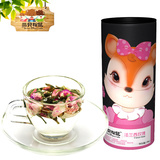 三只松鼠旗舰店_玫瑰花蕾45g美容美白花草茶罐装法兰西茶女性茶叶