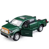 儿童节礼物 玩具车1:32丰田坦途皮卡合金车模 声光回力汽车模型