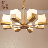 客厅吊灯北欧日式餐厅灯美式木艺卧室灯具实木中式灯简约创意灯饰