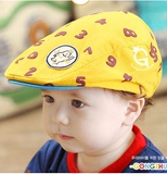 2015韩国春夏新款1-2岁男女宝宝数字贝雷帽 儿童遮阳鸭舌帽棒球帽