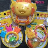 日本代购利其尔richell婴儿牙胶 3至6个月宝宝用动物造型磨牙棒