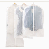 加厚西服装防尘罩 大衣防尘袋白色透明衣物防尘套收纳袋可水洗