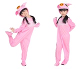 儿童动物服装 小猪演出服 粉猪白猪黑猪黄猪红猪灰色猪卡通表演服