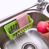 家居用品水槽收纳篮糖果色沥水篮洗碗巾抹布清洁球收纳厨房小工具