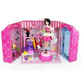 礼物娇儿 芭比娃娃套装过家家玩具公主娃娃时装屋芭比娃娃大礼盒