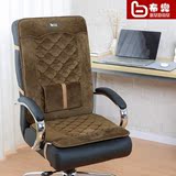 布兜冬季办公椅垫 加厚棉老板椅坐垫办公室椅子座垫套连靠背椅垫