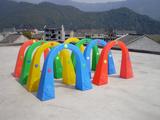 幼儿园体育运动器材玩具 塑料立体钻山洞 每组8个 儿童钻洞拱形门