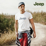 JEEP吉普专柜正品网销专供款修身版短袖男装圆领T恤衫JX15KT358