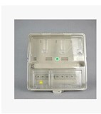 单相3户透明塑料电表箱 预付费电表箱 插卡式电表箱 配电箱布线箱
