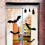 万圣节蝙蝠个性酒吧创意装饰玻璃贴恐怖贴纸蝙蝠侠贴纸墙贴