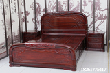御轩林红木家具 南美酸枝花开富贵双人大床1.8米明清古典实木床