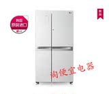 LG GR-M257WWBN韩国原装进口对开门冰箱门中门变频风冷无霜新款
