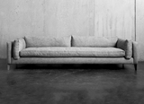 美式乡村布艺沙发 比邻灰色沙发 单人双人三人简约现代小户型沙发