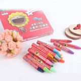 台湾雄狮24色油画棒 中六角型粉蜡笔 儿童绘画/涂鸦笔 油画棒24色